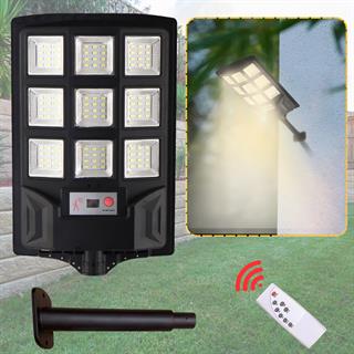 Solar Aydınlatma Güneş Enerjili Lamba 100W Kumandalı 108 Led Bahçe Sokak Aydınlatma Lambası 6V/30W
