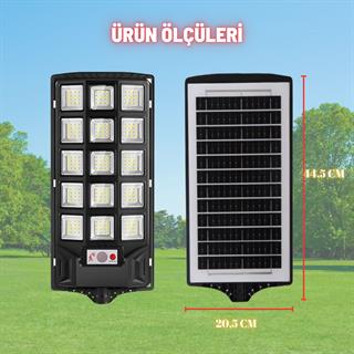 Solar Aydınlatma Güneş Enerjili Lamba 200W Kumandalı  Led Bahçe Sokak Aydınlatma Lambası 