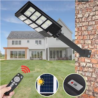 Solar Güneş Enerjili 800W Kumandalı Hareket Sensörlü 640 Led Bahçe Sokak Aydınlatma Lambası 6V/25W