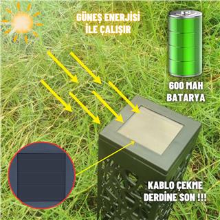 Solar Güneş Enerjili Aplik Led Lamba ile Bahçe, Veranda ve Merdivenlerinizde Şık Peyzaj Aydınlatması 6 Lı