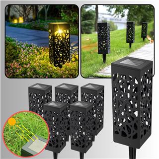 Solar Güneş Enerjili Aplik Led Lamba ile Bahçe, Veranda ve Merdivenlerinizde Şık Peyzaj Aydınlatması 6 Lı