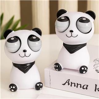 Stres Giderici Eğlenceli Patlayan Gözler Panda Oyuncak