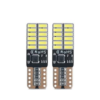 T10 Dipsiz Ampul Beyaz 12 Led CANBUS 2 ADET Oto Park Plaka Ve İç Aydınlatma Led Ampul 