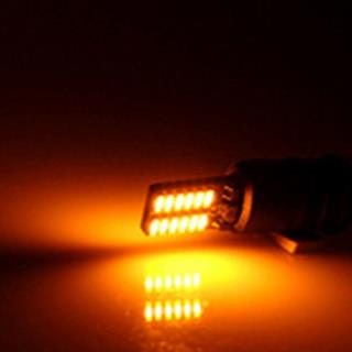 T10 Dipsiz Ampul TURUNCU 12 Led CANBUS 2 ADET Oto Park Plaka Ve İç Aydınlatma Led Ampul 