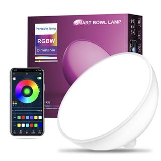 Taşınabilir Akıllı Led Masa Ve Ambiyans  Lambası Telefon Kontrollü, Şarj Edilebilir LED RGBW Lamba