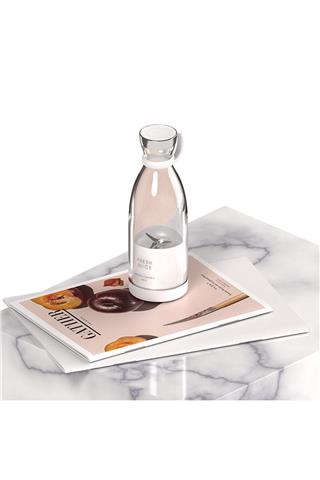 Taşınabilir Mini Hızlı Blender 350ml Meyve Sıkacağı Kupası, Kablosuz Şarjlı, Smoothie Milkshake