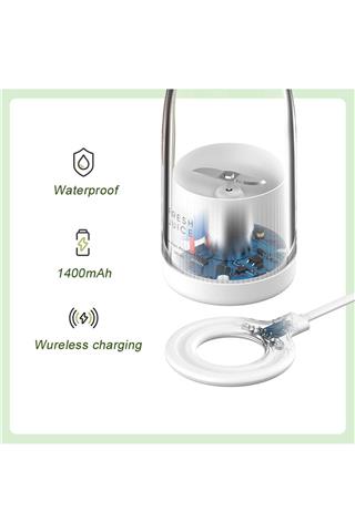 Taşınabilir Mini Hızlı Blender 350ml Meyve Sıkacağı Kupası, Kablosuz Şarjlı, Smoothie Milkshake