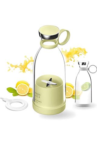 Taşınabilir Mini Hızlı Blender 350ml Meyve Sıkacağı Kupası, Kablosuz Şarjlı, Smoothie Milkshake