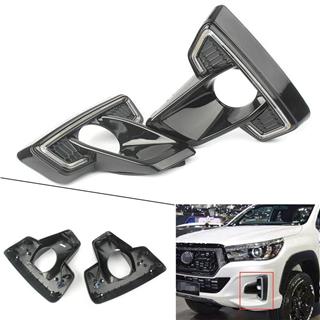 Toyota Hilux ( Rocco) 2018 + Uyumlu Ledli Sis Farı Çerçevesi