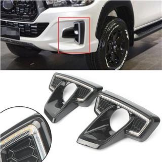Toyota Hilux ( Rocco) 2018 + Uyumlu Ledli Sis Farı Çerçevesi
