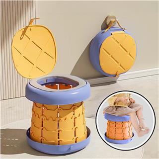 Tuvalet Eğitici Katlanabilir Taşınabilir Çocuk Lazımlık Portatif Seyahat Bebek Tuvaleti