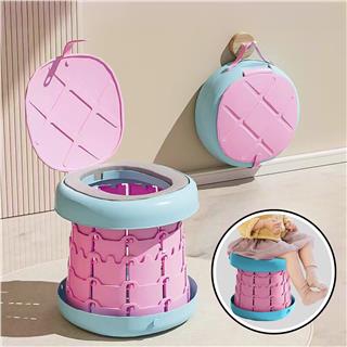 Tuvalet Eğitici Katlanabilir Taşınabilir Çocuk Lazımlık Portatif Seyahat Bebek Tuvaleti