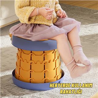 Tuvalet Eğitici Katlanabilir Taşınabilir Çocuk Lazımlık Portatif Seyahat Bebek Tuvaleti