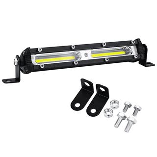 Ultra İnce Off Road Led Mini 182 mm COB 18W Led Bar Kamyon İş Makinesi Arazi Aracı Çalışma Lambası 1 Adet
