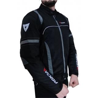 VENOM CEKET SPIN SİYAH-GRİ / L