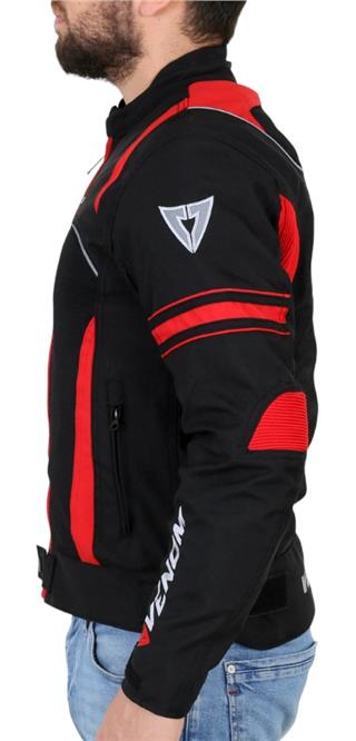 VENOM CEKET SPIN SİYAH-KIRMIZI / L