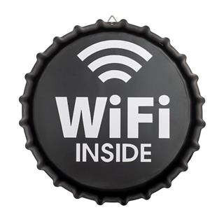 Wifi Duvar Süsü Metal Tabela Dekoratif Duvar Süsü