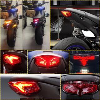Yamaha MT-09 ve FJ-09 2015-2016 Uyumlu Stop Lambası Yüksek Performanslı Universal Arka Lamba