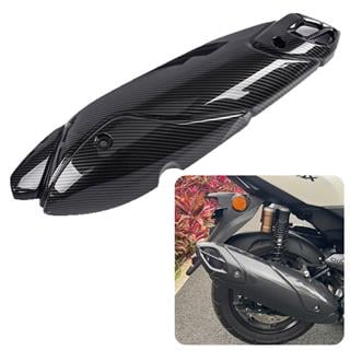 Yamaha NMAX 2025 Egzoz Dış Koruma Kapağı Karbon Desenli