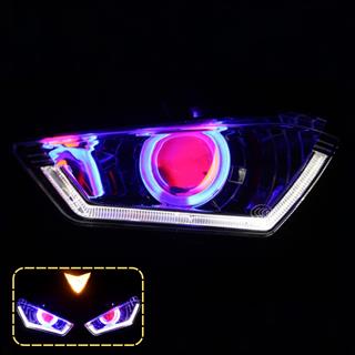 Yamaha R3 R25 Ön Far 2015 2018 Model Özel Tasarım Mercekli LED Angel Gözlü Far Premium Kalite