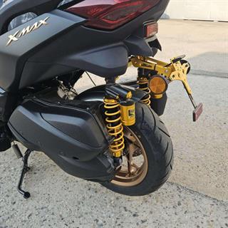 Yamaha Xmax 250-300 Gazlı Arka Amortisör Seti Gold-Siyah Renk 