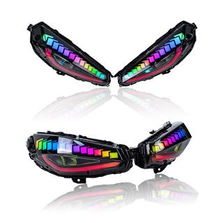 Yamaha XMAX 300 RGB LED Stop 2024-2025 Uyumlu Animasyonlu Çok Modlu Selamlamalı Arka Far