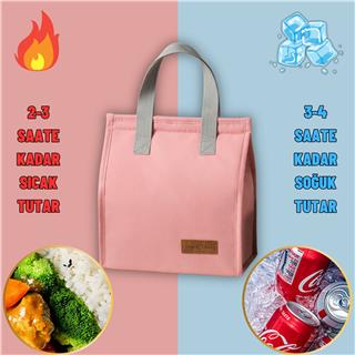 Yemek Taşıma Beslenme Ve Piknik Çantası Sıcak Soğuk Isı Tutucu Günlük İş Yeri Yemek Çantası