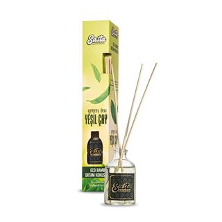 Yeşil Çay Kokulu Bambu Çubuklu Oda Kokusu Eko (50ml) Oda Parfümü