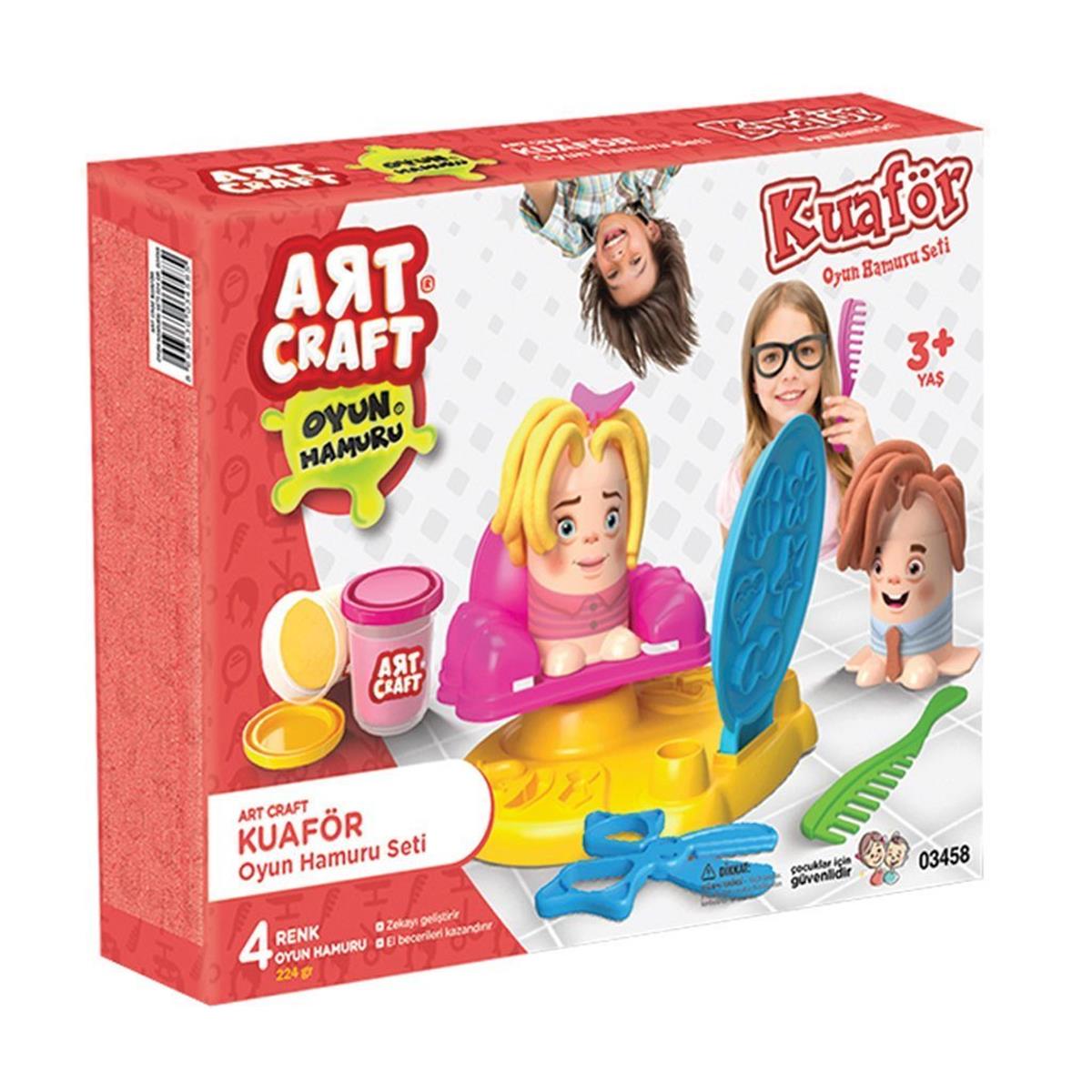 Art Craft Kuaför Çocuk Oyun Hamur Seti Dekohop 'da