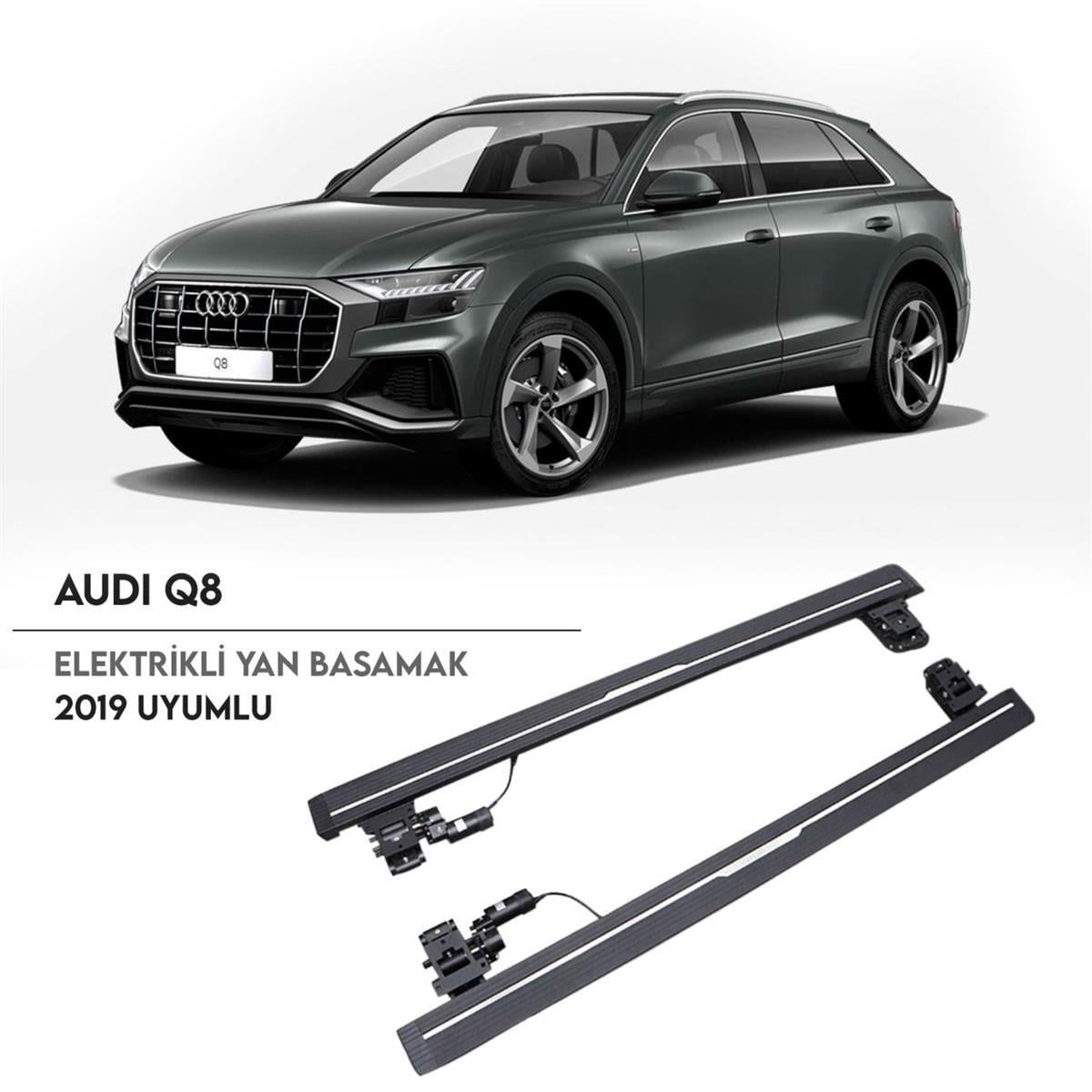AUDİ Q8 Elektrikli Yan Basamak Seti 2019 Sonrası Uyumlu