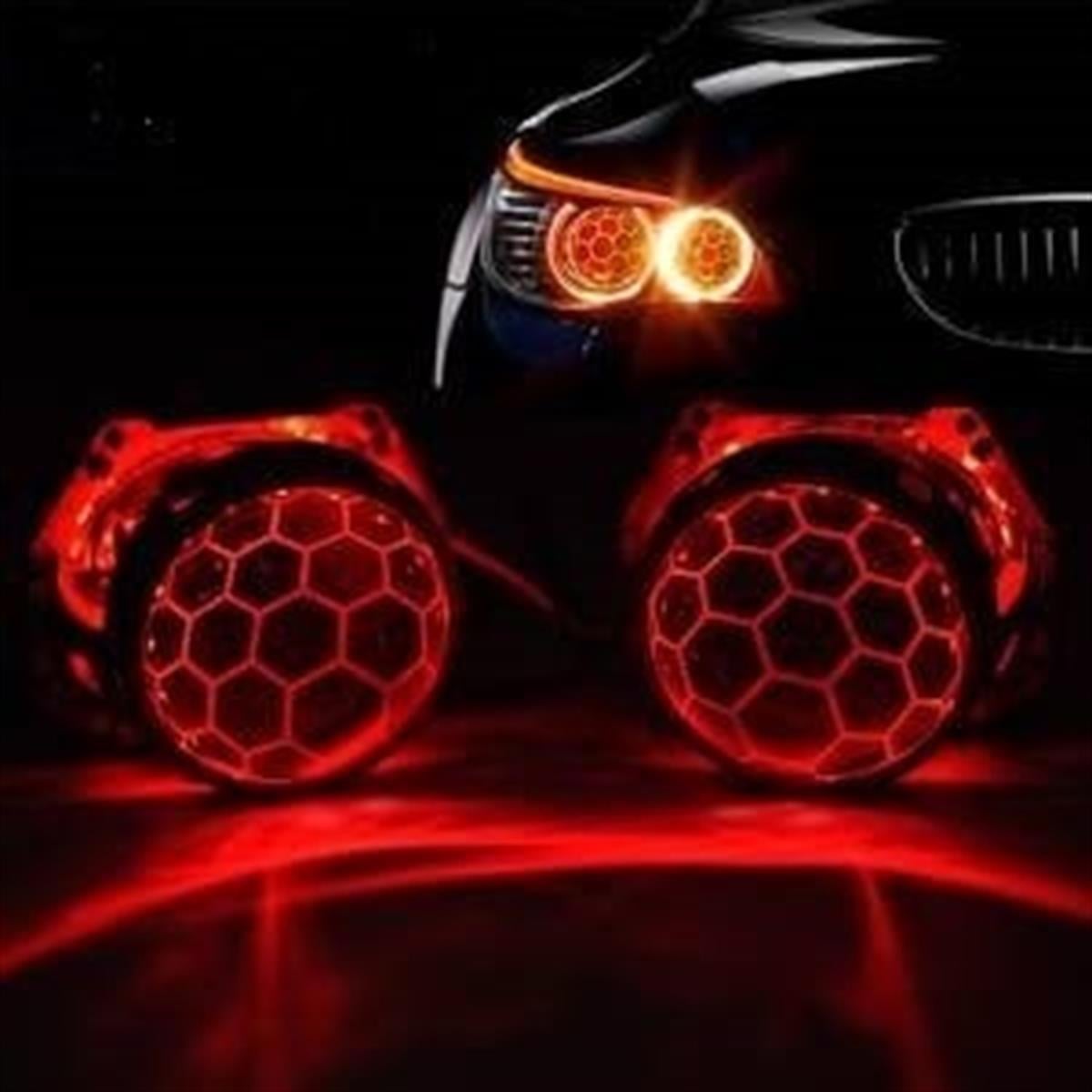 Bi-xenon Angel Far Merceği Seytan Göz KIRMIZI LED UNİVERSAL