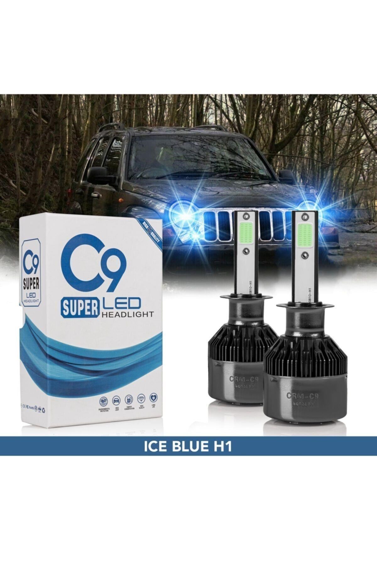 C9 Led Xenon BUZ MAVİ Zenon Far Ampulü H1