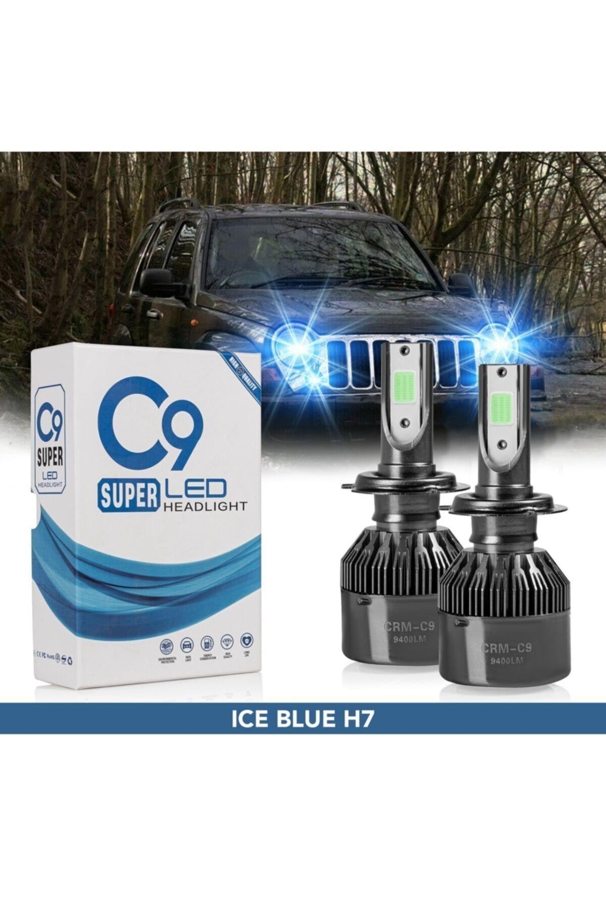 C9 Led Xenon BUZ MAVİ Zenon Far Ampulü H7