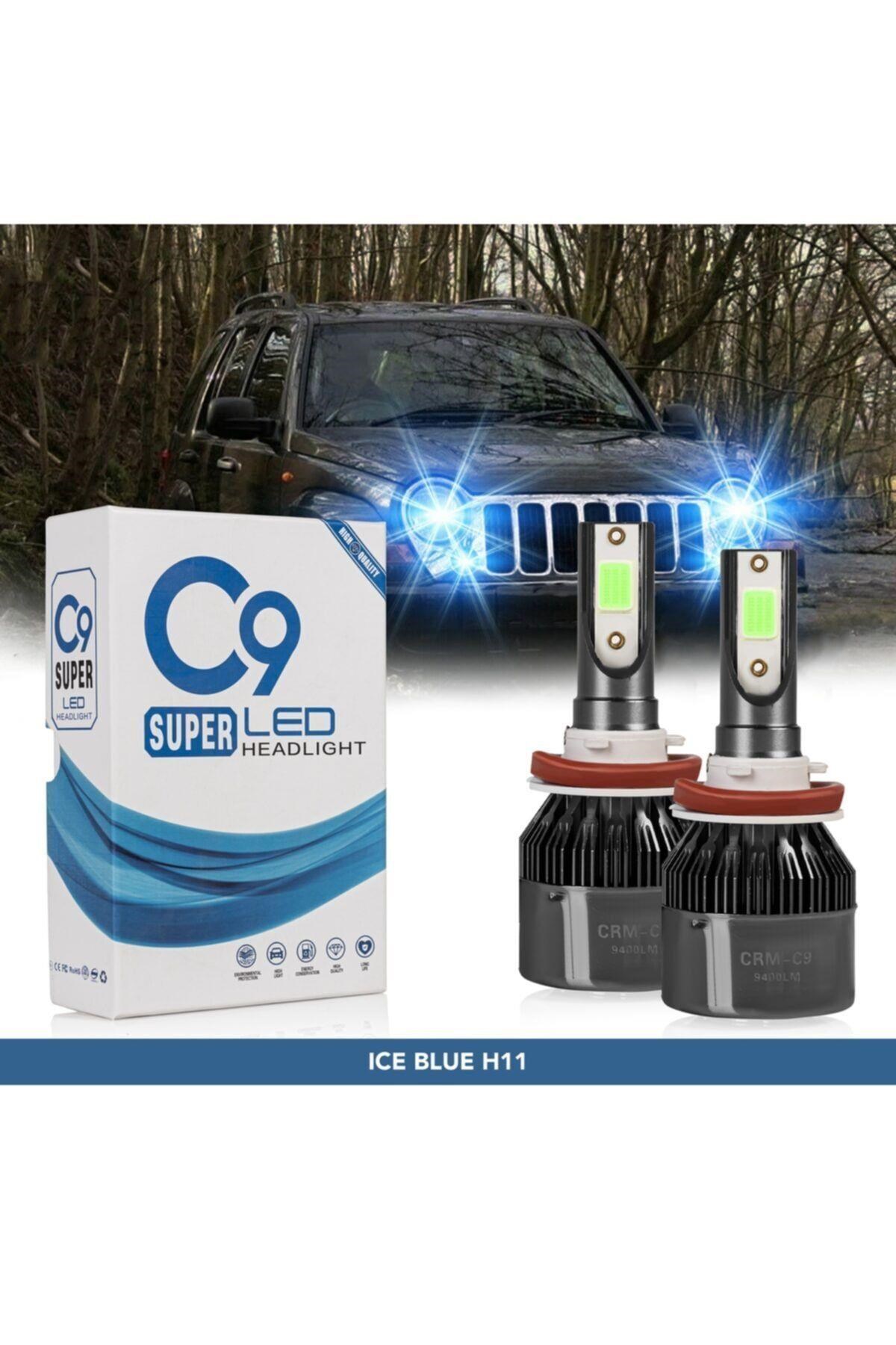 C9 Led Xenon BUZ MAVİ Zenon Far Ampulü H11