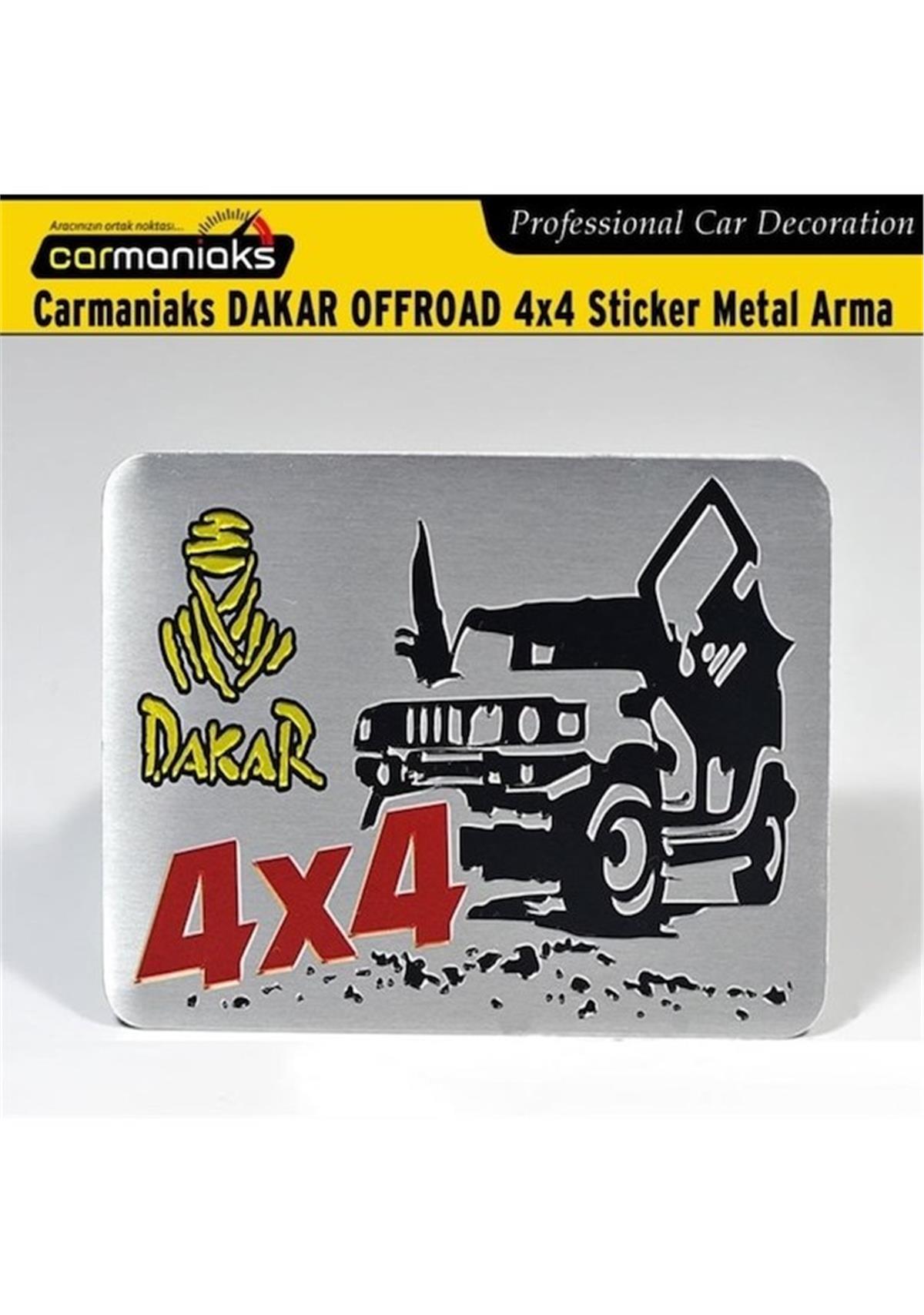 Dakar Offroad 4X4 Sticker Metal Arma