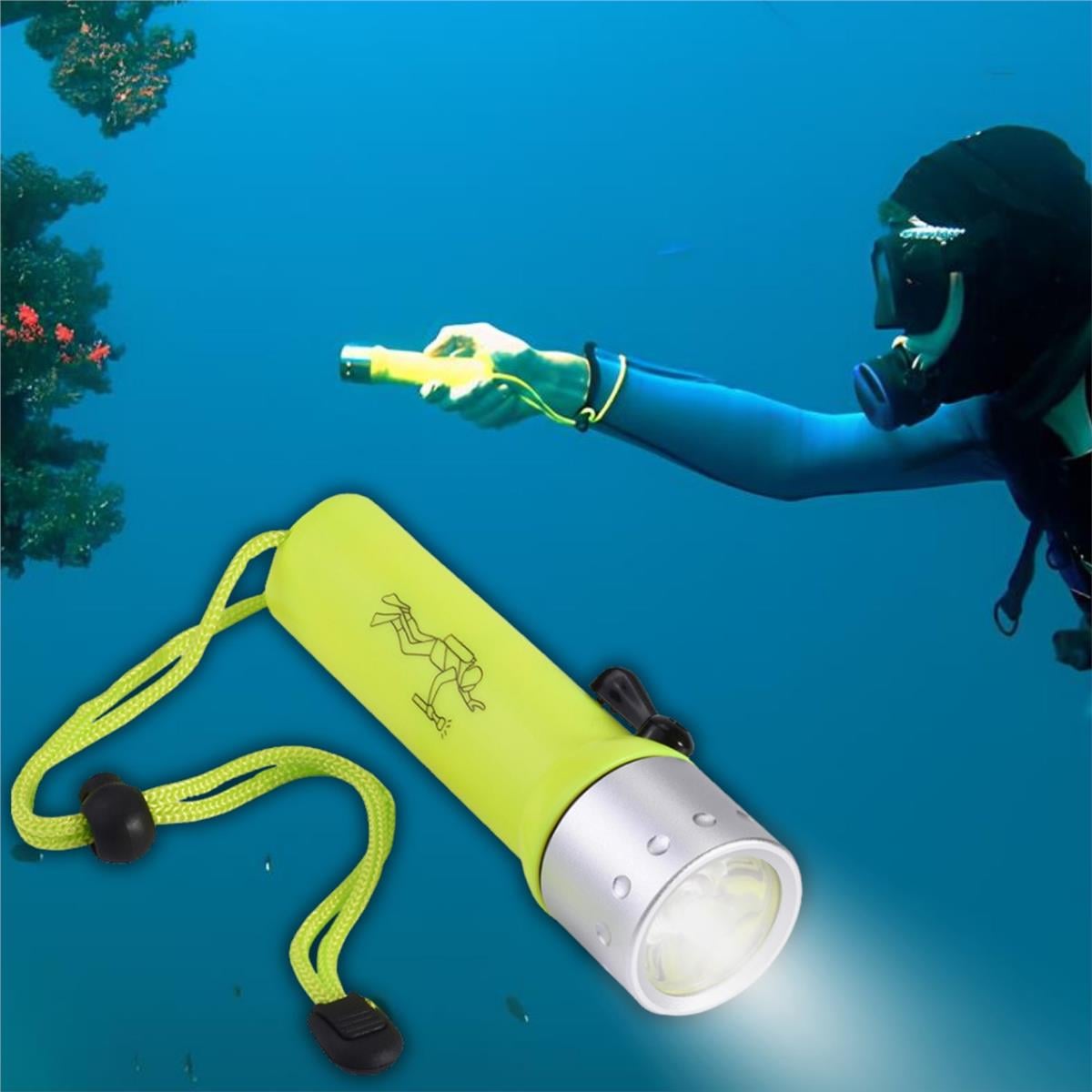 Dalgıç Profesyonel Sualtı Dalış El Feneri Su Geçirmez Ultra Parlak Led El Feneri