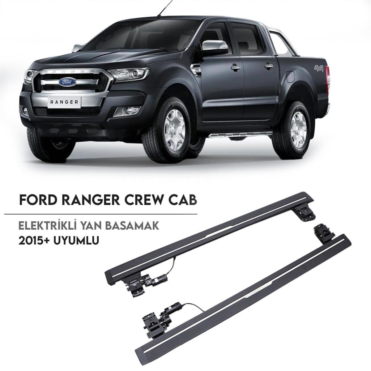 Ford Ranger Elektrikli Yan Basamak Seti 2015 Sonrası Uyumlu