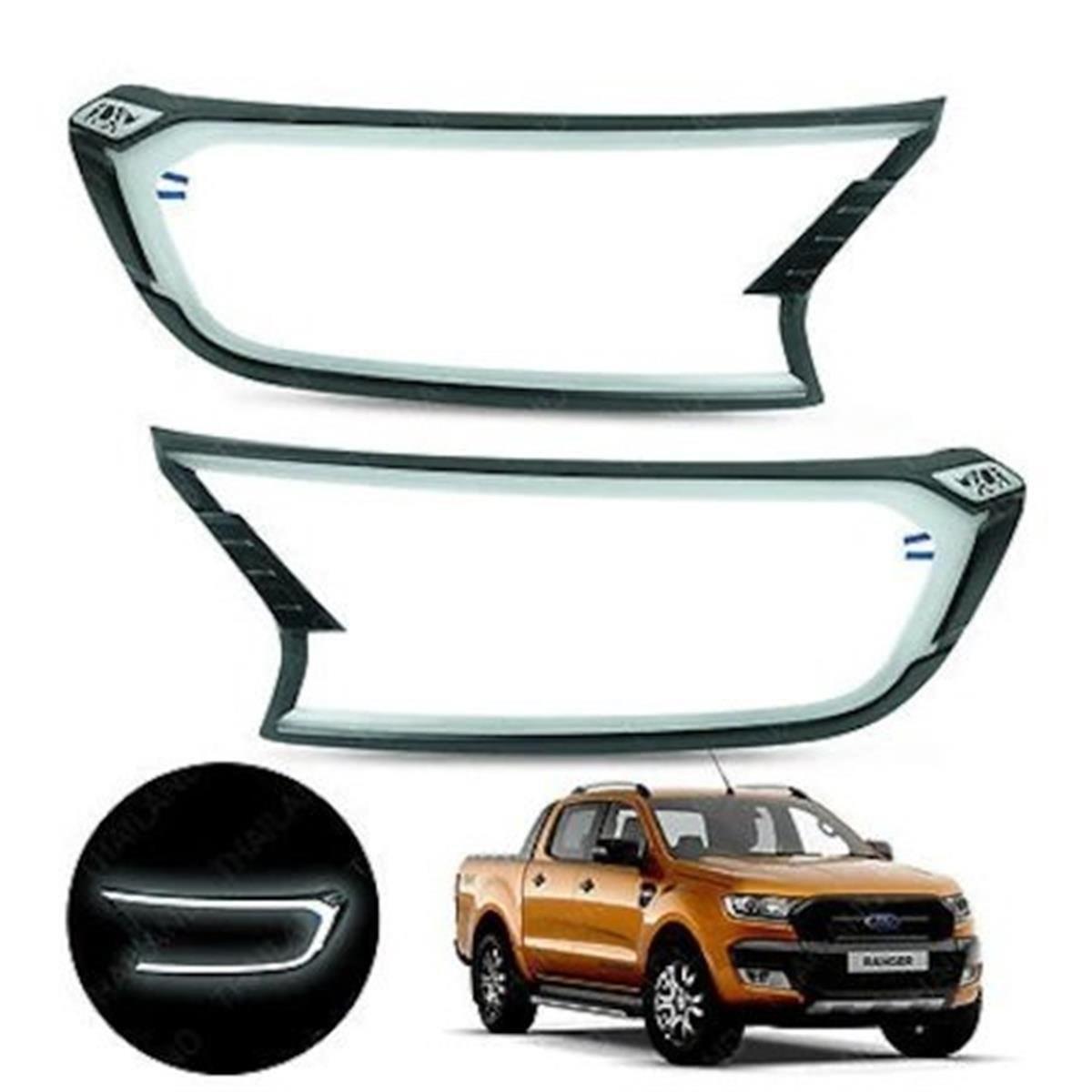 Ford Ranger Uyumlu Led Far Çerçevesi Sinyalli T7 2015 SONRASI