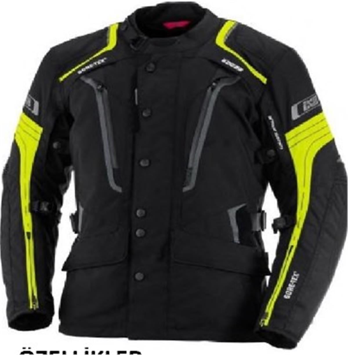 IXS SARAGOSSA BLACK-FLUO-YELLOW /M