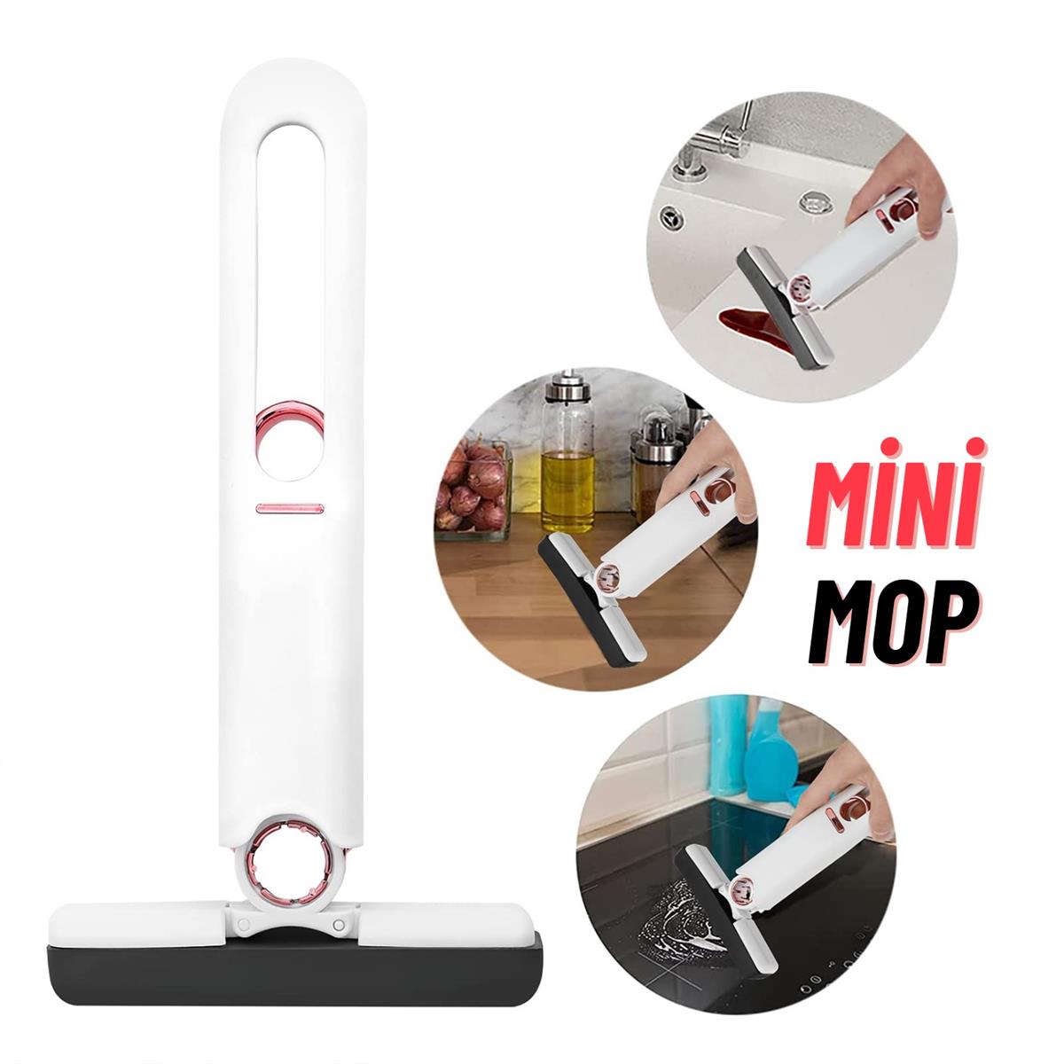 Kompakt Mini Mop: Kolay Temizlik İçin Taşınabilir ve Kendiliğinden Sıkılabilir