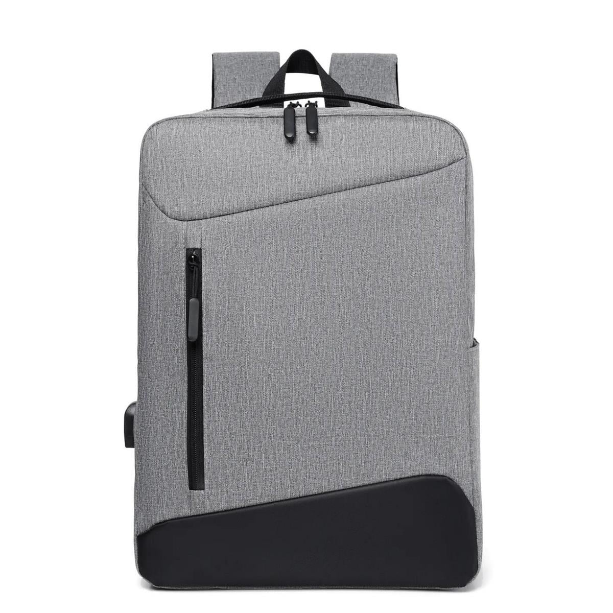 Laptop Notebook Sırt Çantası Günlük Kullanım Okul Öğrenci İş Evrak Çantası Usb Çıkışlı