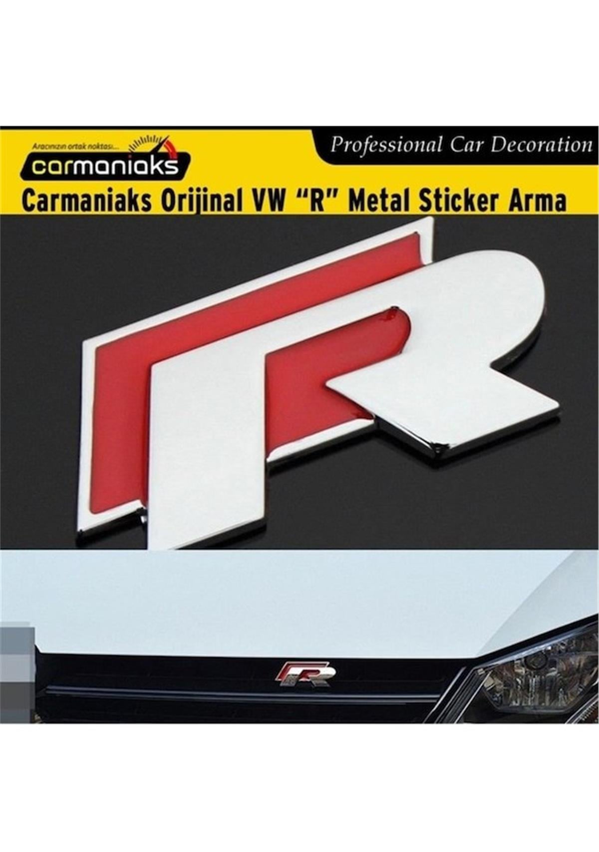 Metal Sticker Arma Volkswagen “R”