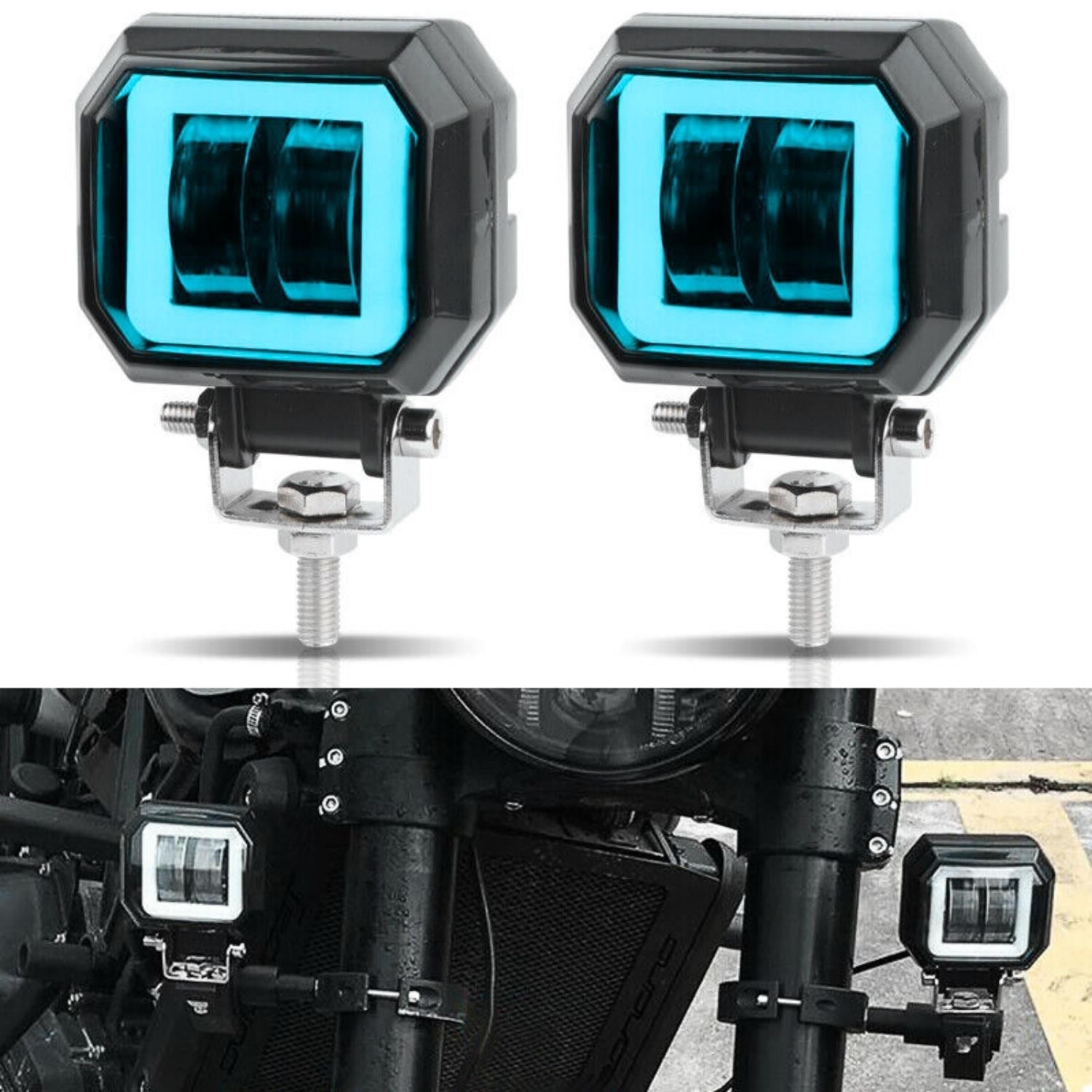 Motosiklet Atv Sis Farı Angelli 1 ADET SET ANGEL RENK SEÇENEKLİ