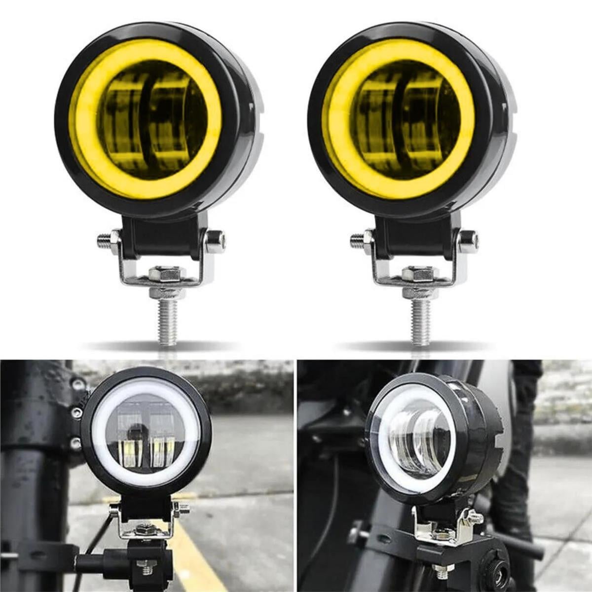 Motosiklet Atv Sis Farı Angelli 2 ADET SET ANGEL RENK SEÇENEKLİ