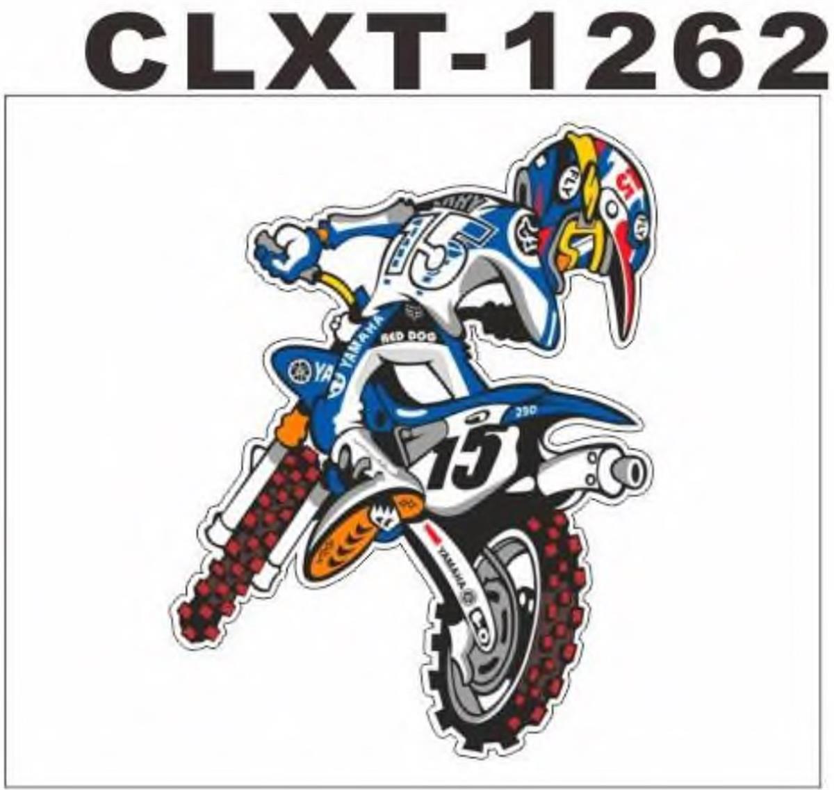 Motosiklet Off Road İçin Sticker Çizilmeye Dayanıklı, Uzun Ömürlü, Su Geçirmez Kaliteli Pvc Baskı, Güneşe Dayanıklı Güçlü Yapışkanlı