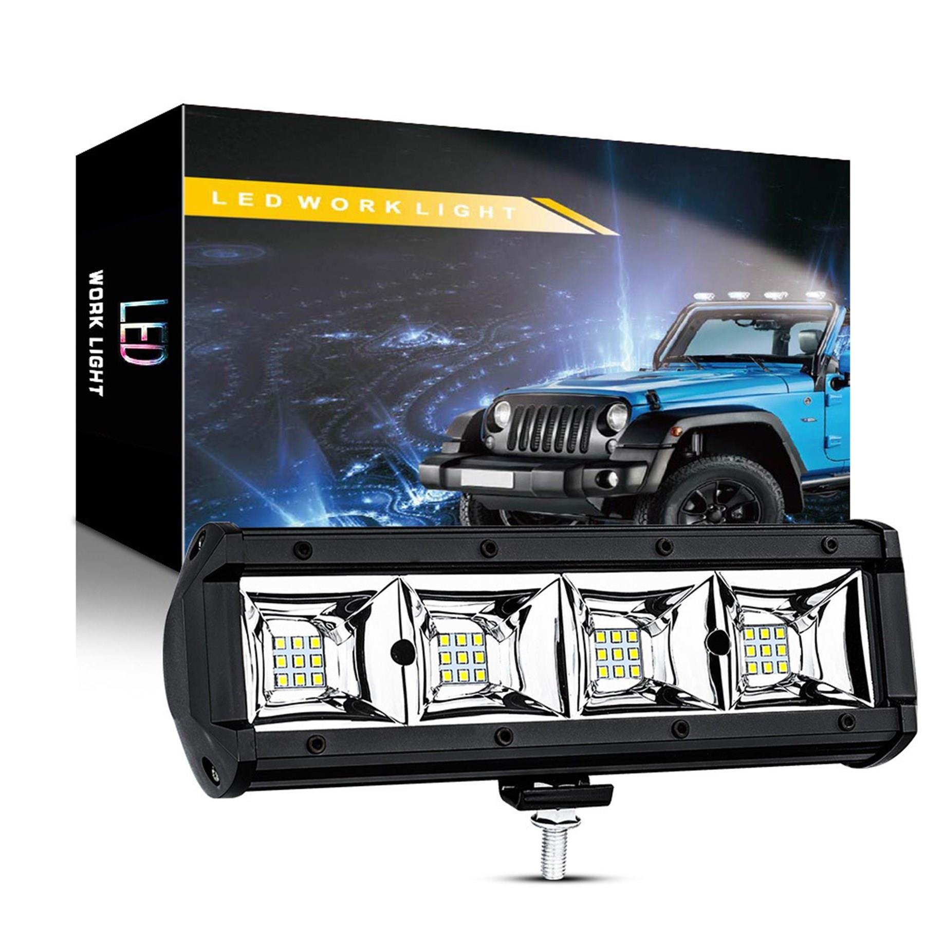 Off Road 9 inç Led Bar 36 LED 108 W Çalışma Ve Sis Lambası Led Bar Beyaz Işık 2 Adet