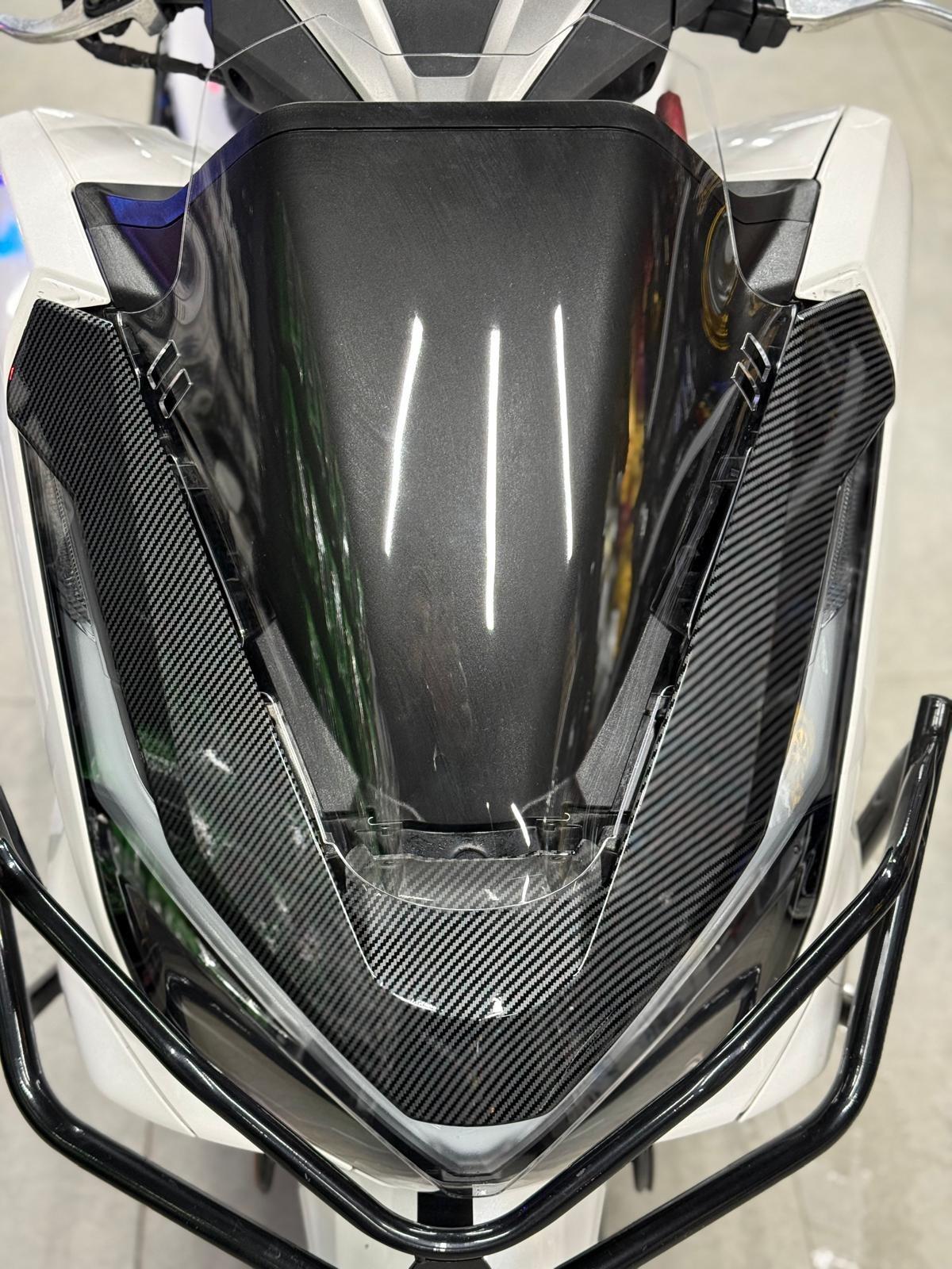 PCX 2025 Model Kısa Spor Cam Şeffaf Renk