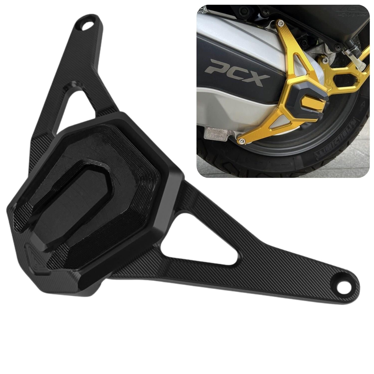 PCX KARBON ÖN KALİPER KORUMA SİYAH