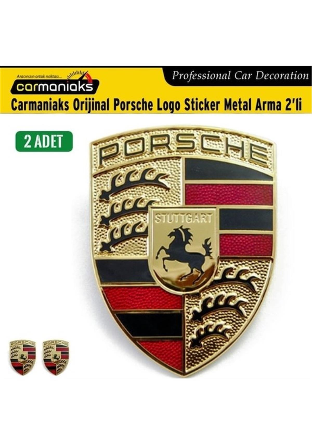 Porsche Arma Metal 2'Li Logo