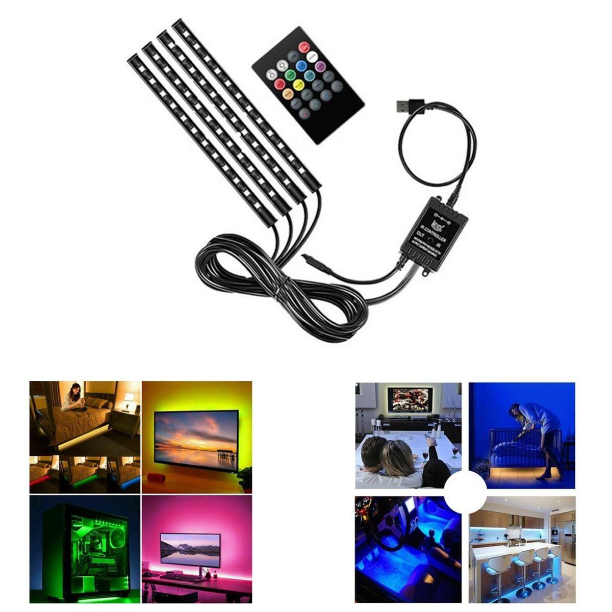 Tv Arkası Aydınlatma Otomobil Monitor Gece Ambians Lambası